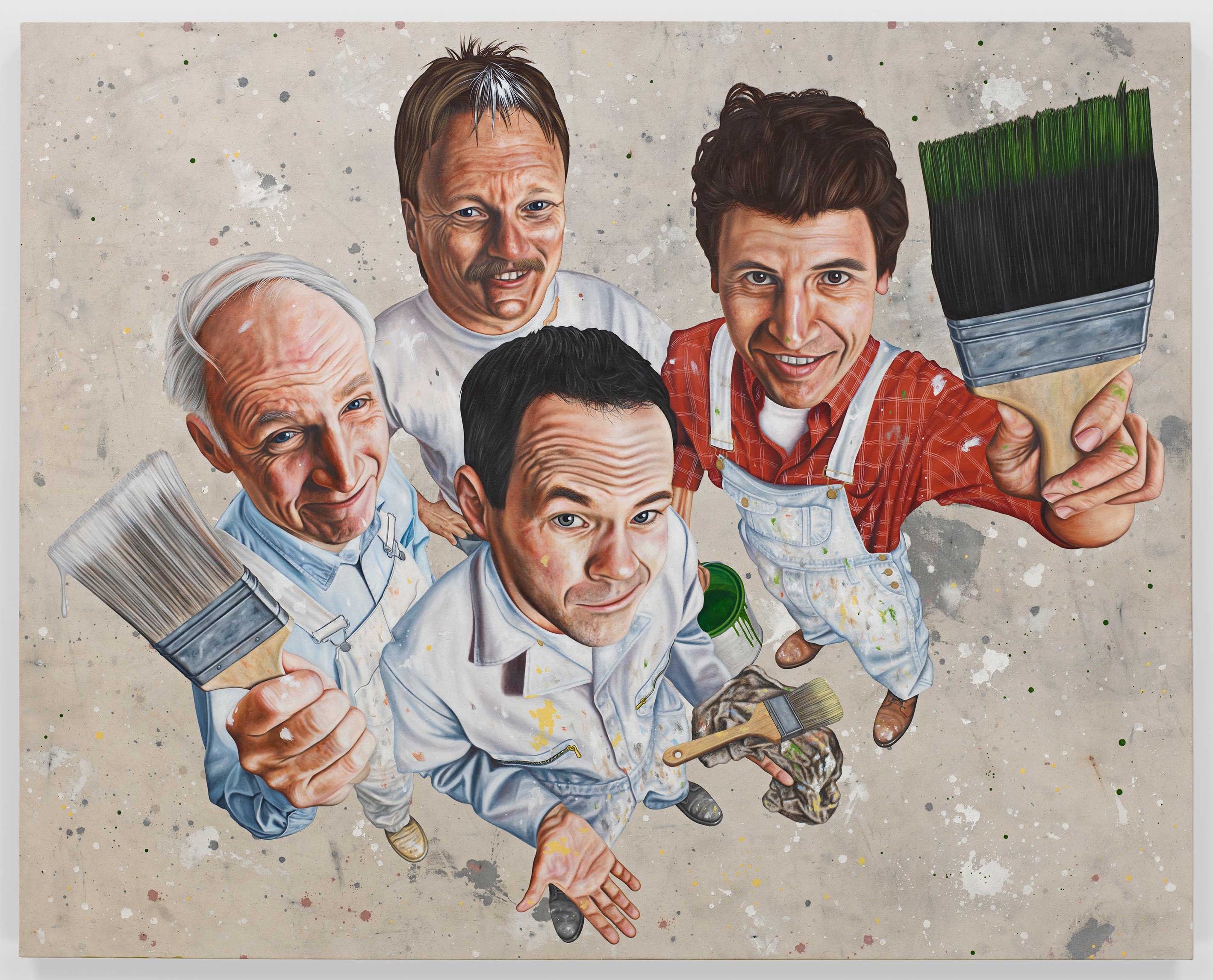 Call the Pros, oil on canvas by Henry Gunderson, 2025
